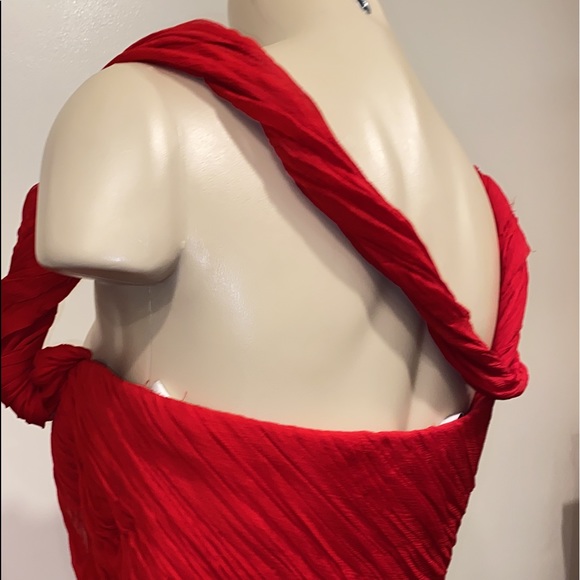 Oscar De La Renta Scarlet Long Dress - Picture 5 of 16
